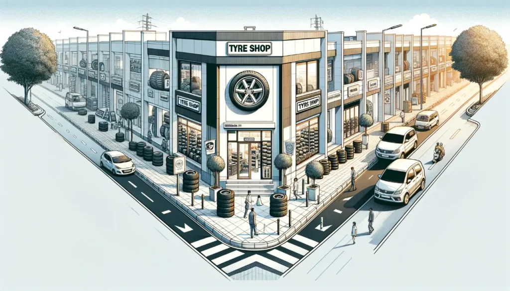 A Tyre Shop Image