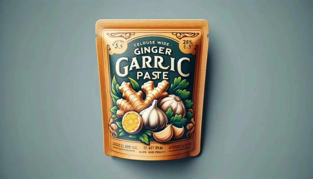 An Illustration Of Ginger Garlic Paste | Ginger Garlic Paste Banane Ka Business