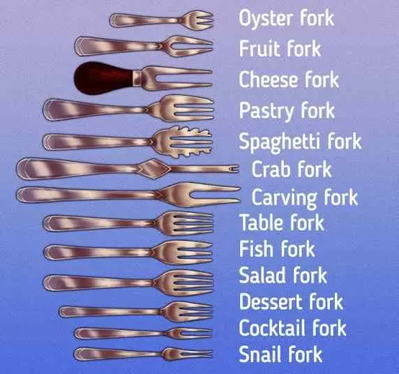 Different Types Of Fork