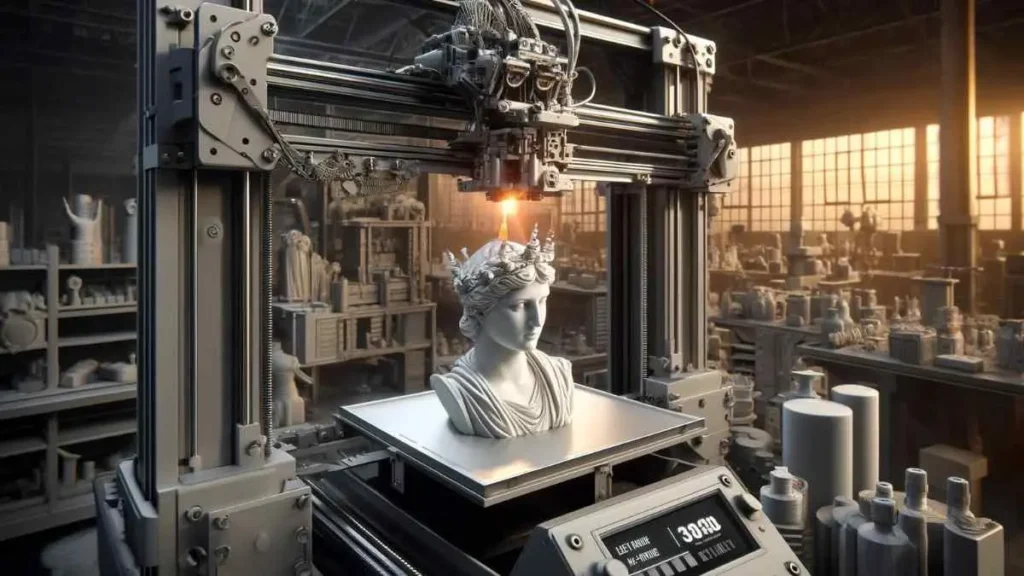 Inside A 3D Statue Making Store |
