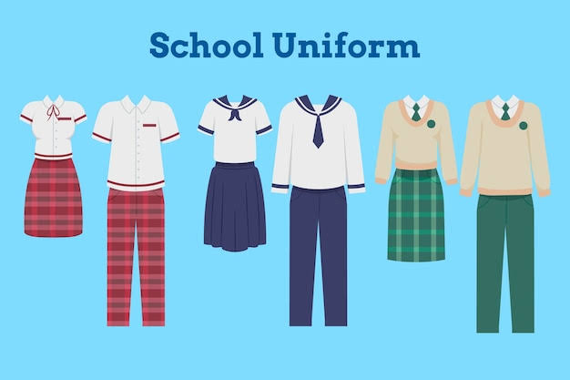 School Uniforms Of Different Schools